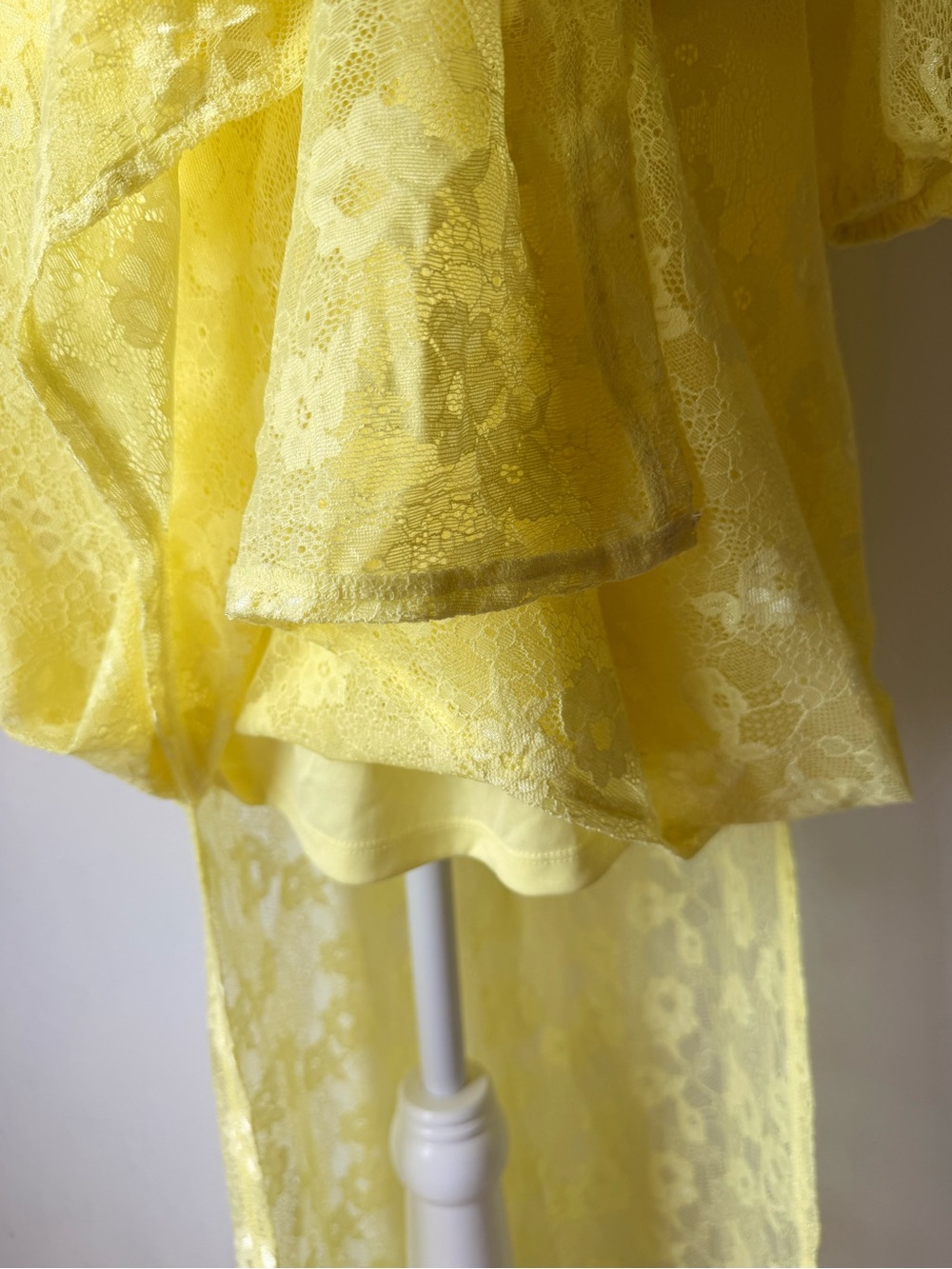 Floral Lace Yellow Maxi
Long Sleeve Dress - Picture 6 of 7